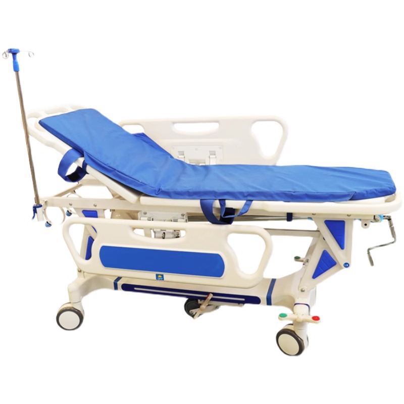Đa chức năng có thể điều chỉnh cáng y tế bệnh viện Hướng dẫn cấp cứu Xe đẩy vận chuyển bệnh nhân